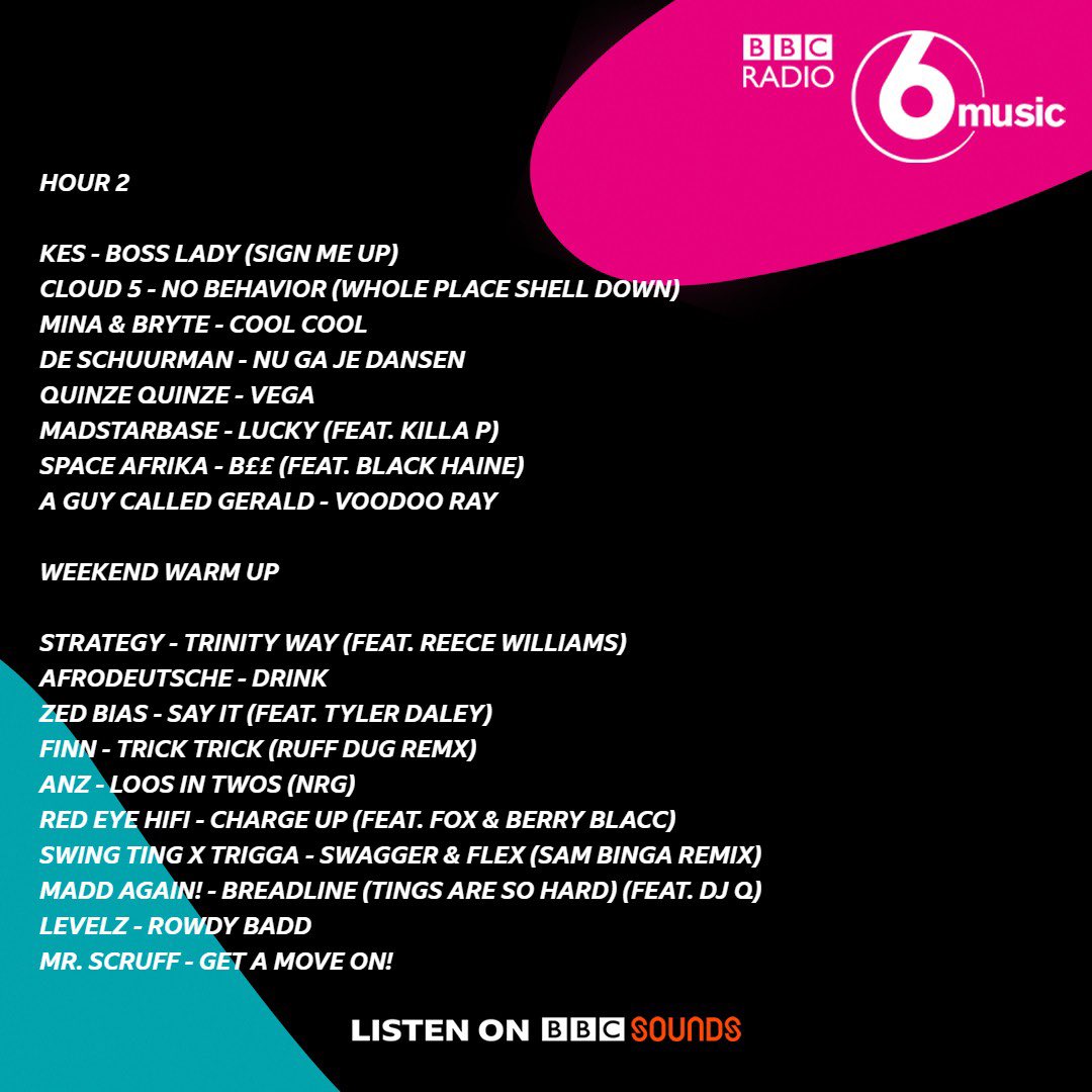 jamzsupernova's tweet image. #ICYMI: Had a lovely time on @BBC6Music on sat loads of music and a #WeekendWarmUp mix all about Manchester! Have a listen back 👉🏾 bbc.co.uk/sounds/play/m0…