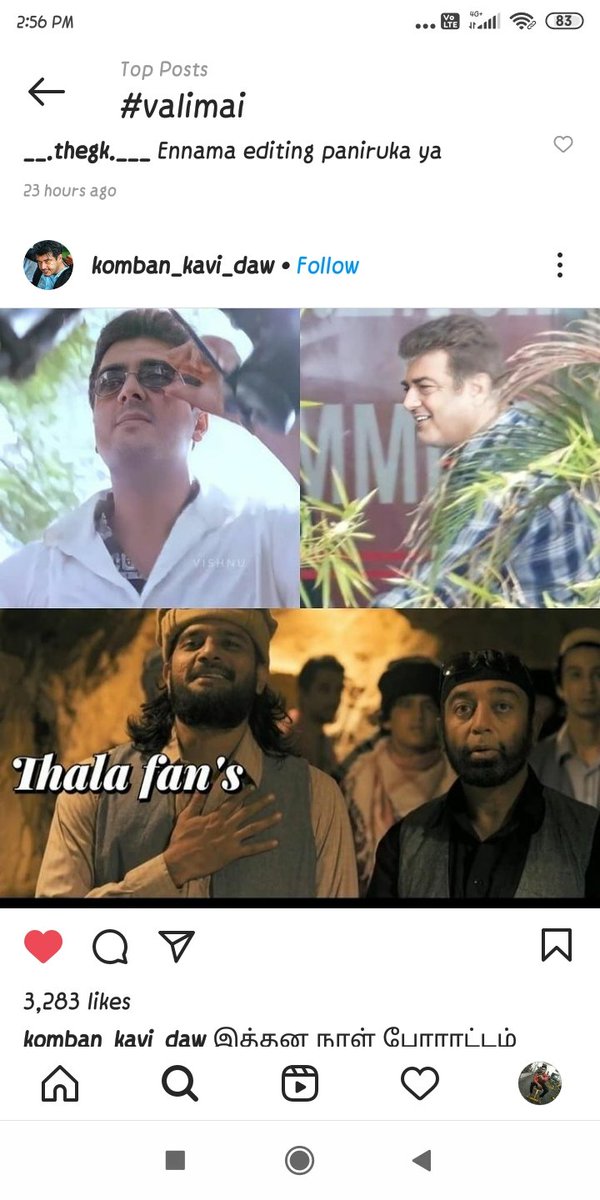 immrkvn's tweet photo. Valimai poaster will contain 1mins 15 sec with massive background score of @thisisysr 
We can feel like #mangatha 

#ValimaiMotionPoster #ValimaiFirstLook #valimai  #ThalaAjith #ajithkum #BoneyKapoor #Yuvan https://t.co/FXFlsmh3G6