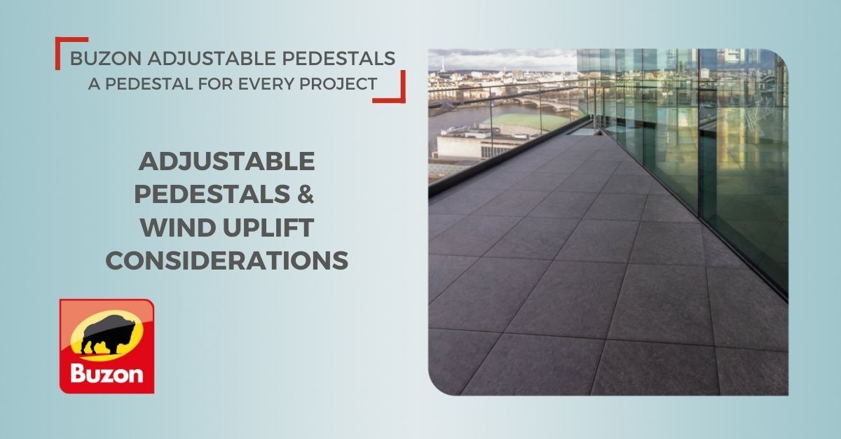 BuzonUK's tweet photo. Explore the solutions available to ensure that wind uplift will never be a problem, ensuring your pavers and pedestals remain firmly in position, whatever the elements throw at you.
#adjustablepedestals #pedestalsystem #buzonuk

https://t.co/Mx8ShxrVnf https://t.co/G2diWrtALK