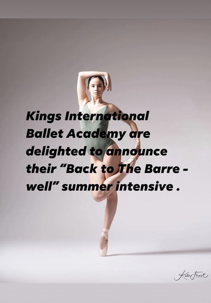 KingsBallet's tweet image. Summer Intensive 2021
August 23rd - 25th - includes specialist male coaching classes