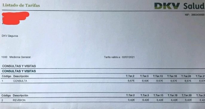 Esto es DKV en España, porque en Alemania el grupo Munich Health y su participada ERGO, no se les ocurre imponer estos Baremos a nuestros colegas alemanes. Denuncia en el TSJUE. #UNIPROMEL