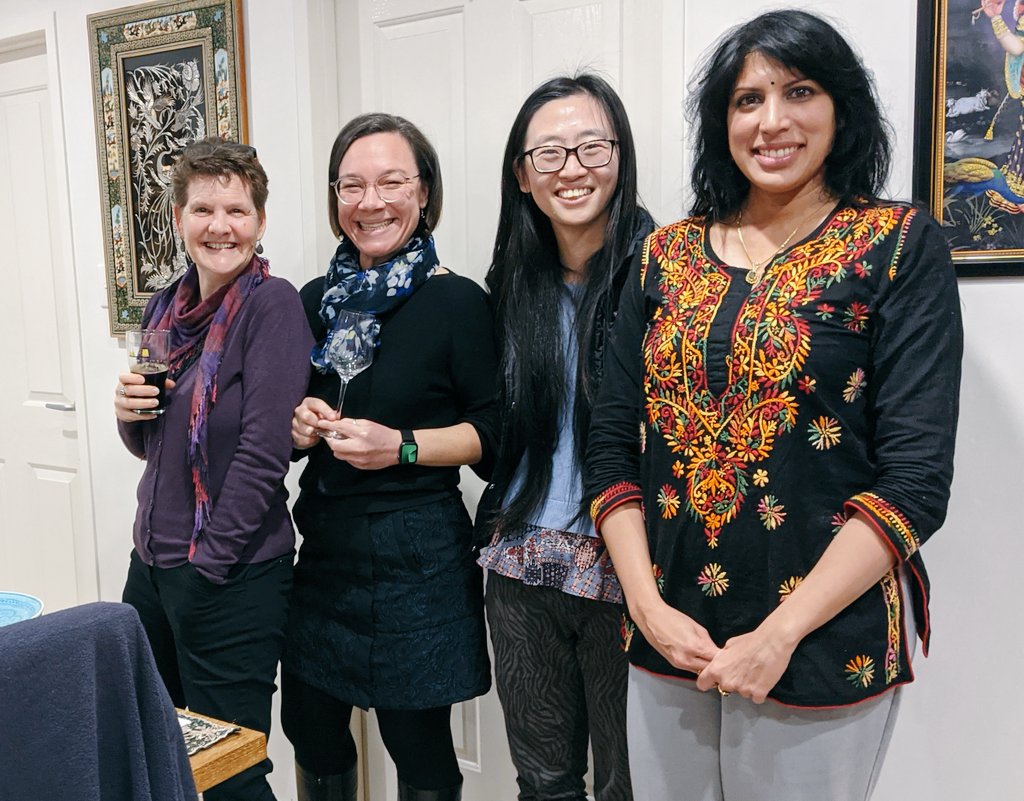 PallaveDasari's tweet image. Lovely evening with the 3 cohorts of South Australian #SuperstarsofSTEM thanks to @ScienceAU and @Kylie_Walker1 bringing us together #WomenInSTEM @kate_selway

The clamour of conversation is deafening, but missing a couple of comrades