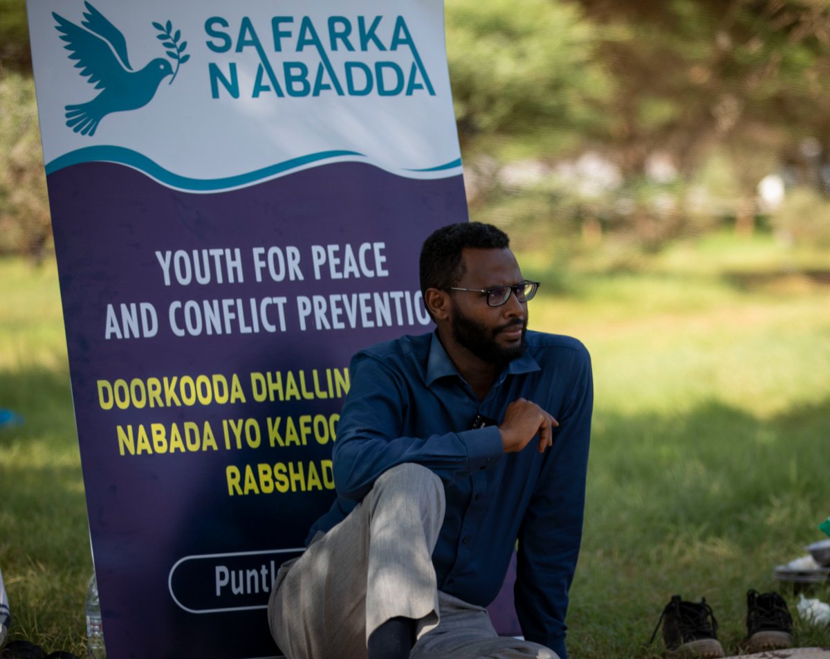 SafarkaNabadda's tweet photo. The quest for peace is a journey that starts with a commitment by individuals driven by the need to create an environment through which they can build their livelihoods and co-exist harmoniously. #Somalia #Peacemaker #Bargaal, #Wajid #Adale https://t.co/SagpdyeXhY