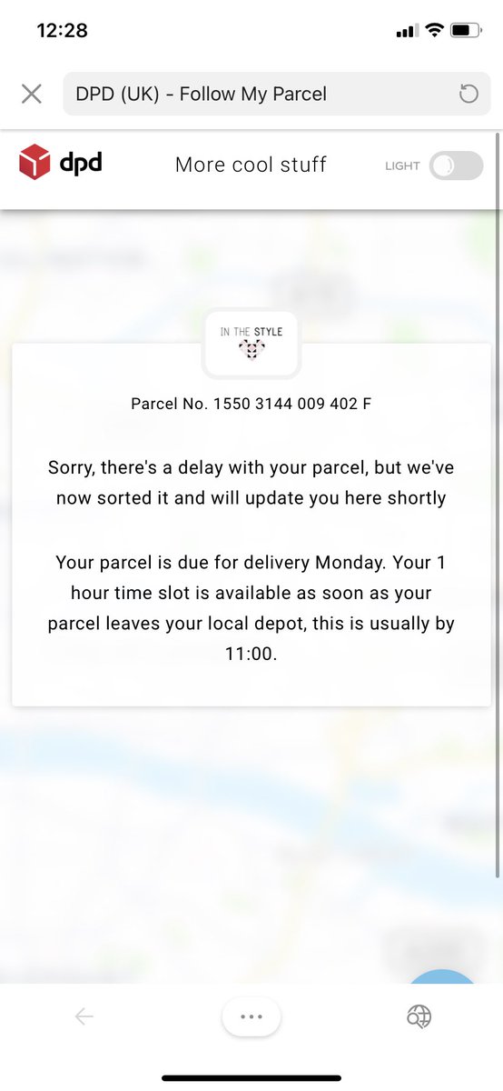 MissW78650329's tweet photo. @inthestyleUK I ordered 2 euros T-shirts due on Saturday. I received an email saying they would come today and when I track it, it says this. https://t.co/FfcKN04ZTe