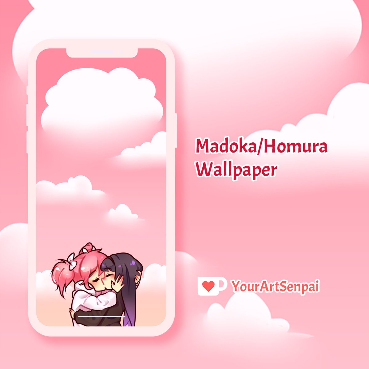 YourArtSenpai's tweet photo. I finally finished the wallpapers 
💖💜 https://t.co/vfSMS3hSdW 💖💜 https://t.co/WpVIL0SXta