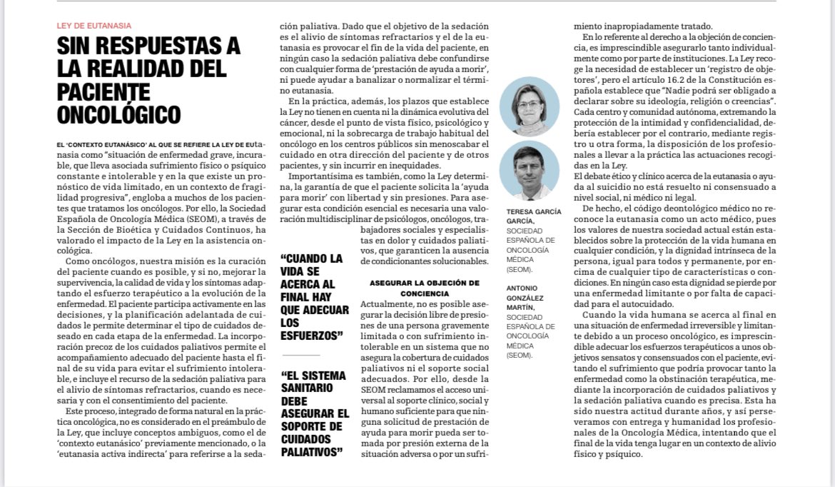 📜 {Sin respuestas a la realidad del paciente oncológico}