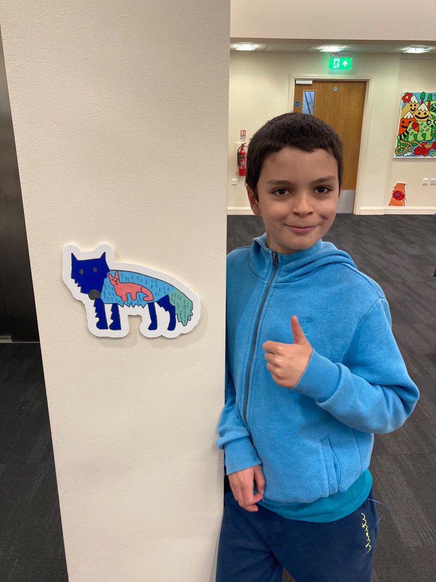 JesseGray_5DM's tweet photo. Wow! 
Your work 5DM is now being exhibited at West Bridgford library! It looks amazing, M 🤩. @JesseGray_2L @JesseGray_5K @JesseGray_2W https://t.co/fdRCArDZOs