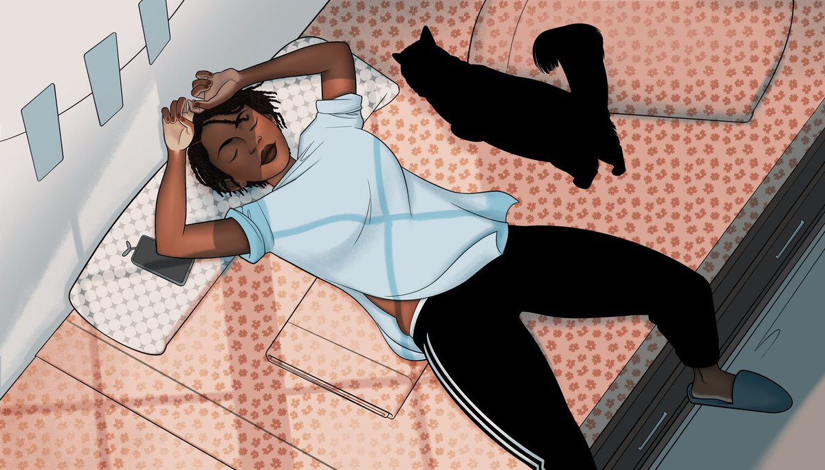 Better late than never? Introducing #MyBlkOc Renné 😅 Probably my oldest oc who I do nothing with