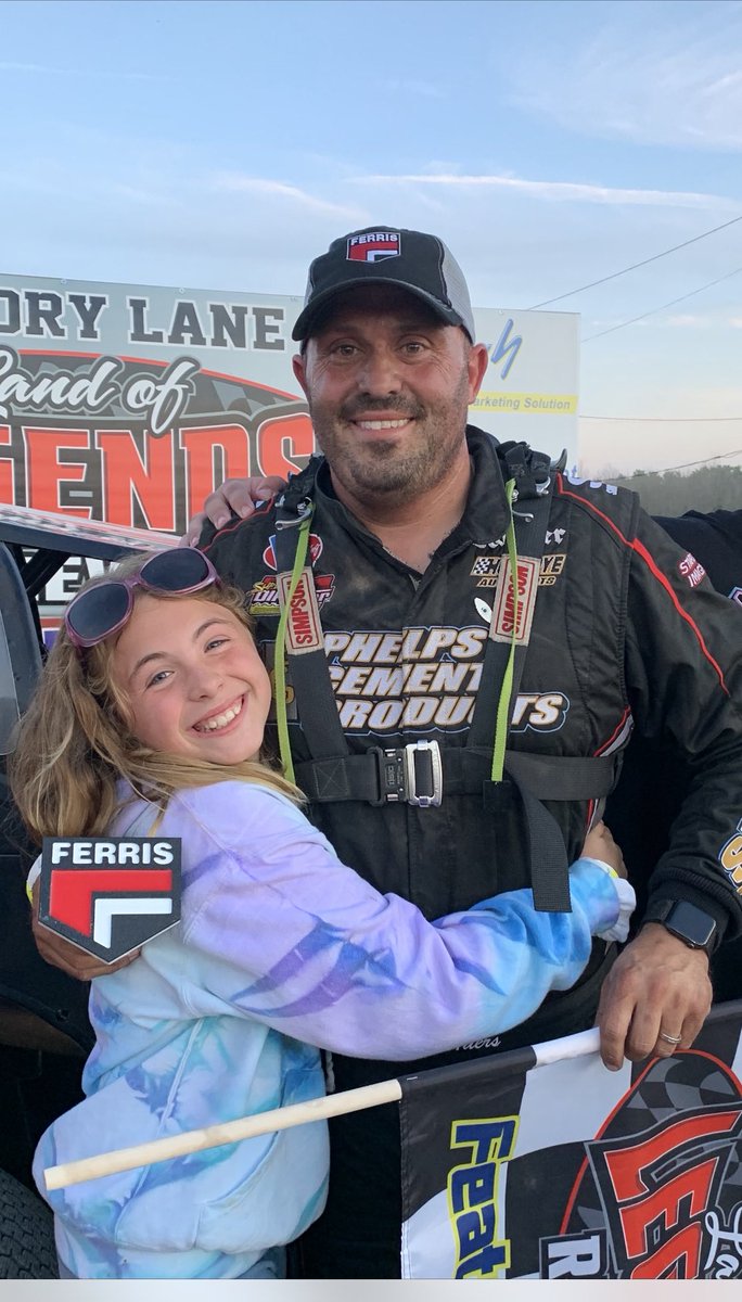 Great picture with my daughter Emma. She’s my biggest fan if you can’t tell by her huge smile.