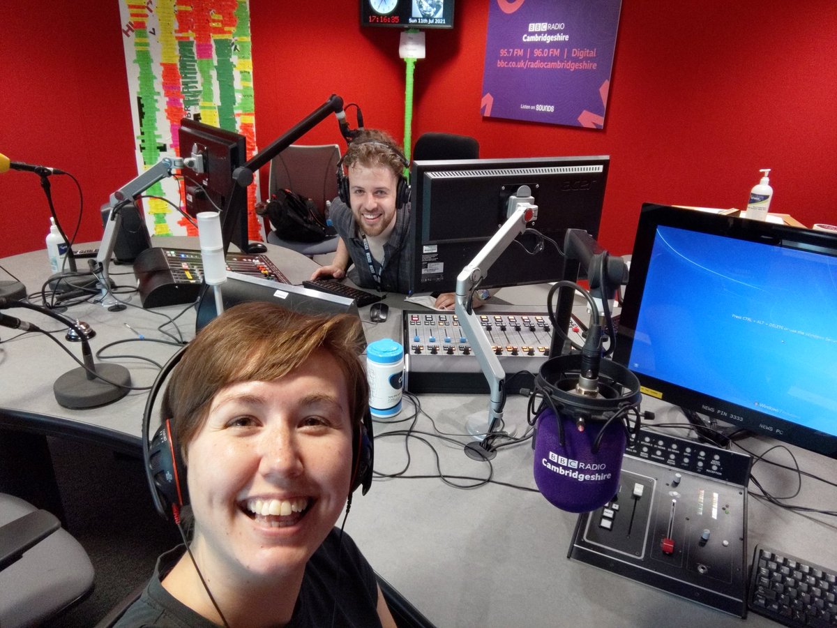 I'm presenting on live radio for the very first time at 7pm!

We'll only be going out to the southern half of BBC Cambridgeshire because sportsball, but you can possibly listen in live on the website.