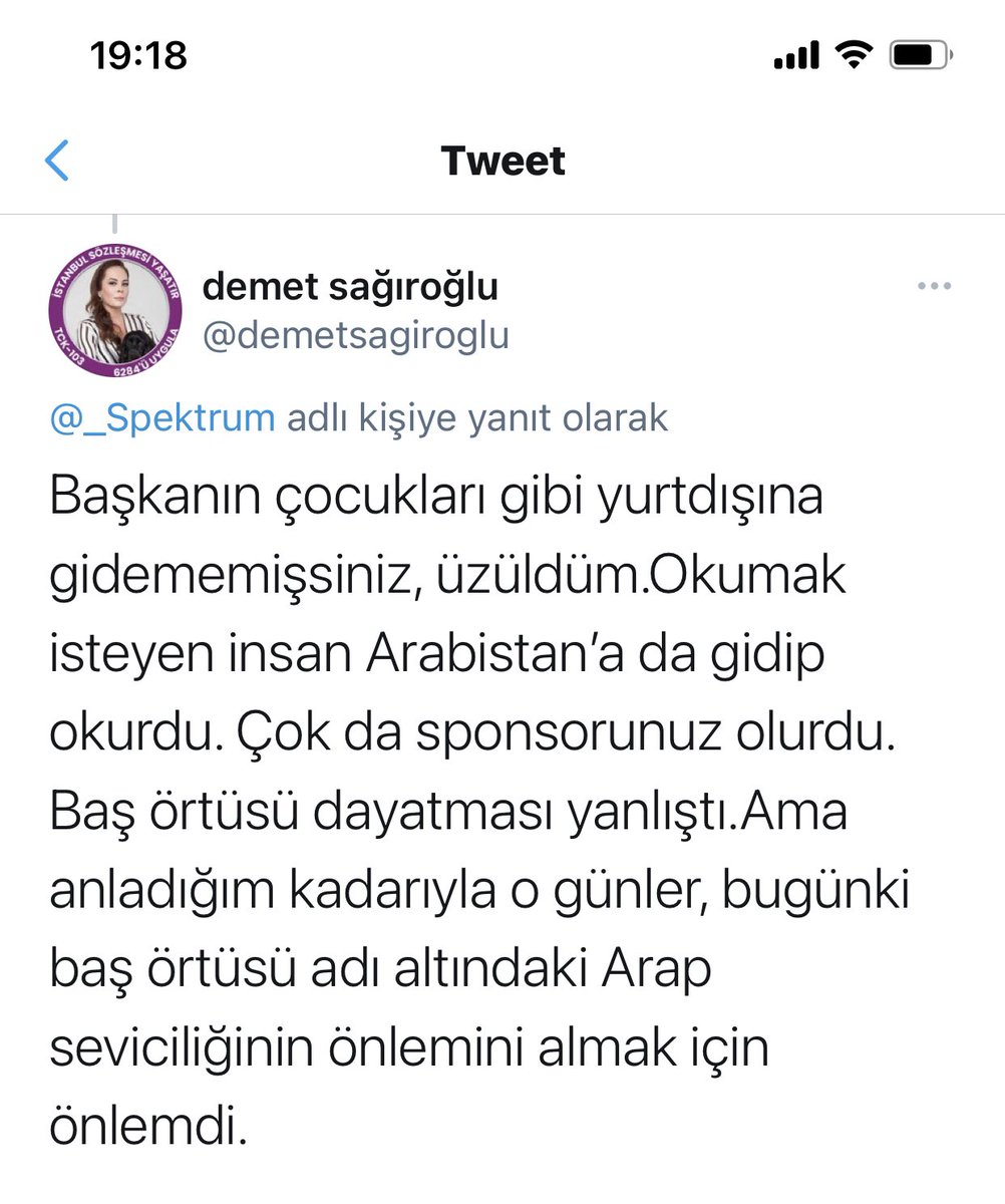 Asıl “Yobazlık” insanların yaşam biçimine işte böyle saygı göstermemektir. #demetsağıroğlu