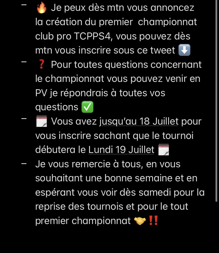 Tournois tweet media