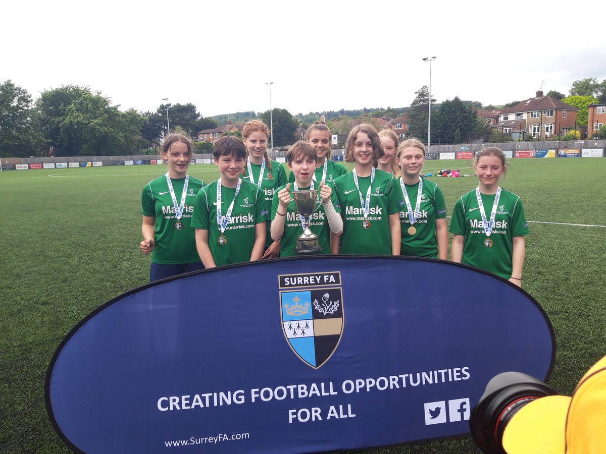 surreyfa's tweet image. Congratulations to @richmondparkfc - U14 @TheHypedTeam summer tournament winners 👏

#ThisIsSurreyFootball #GetHyped #ThisGirlCan