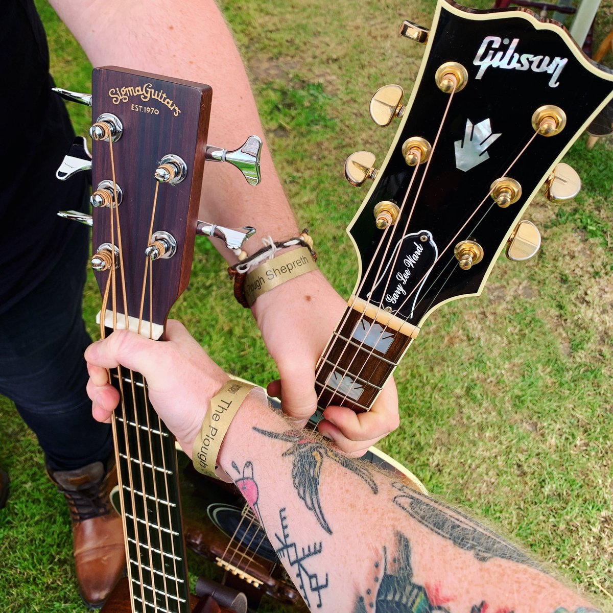 First post-lockdown festival! ✅ Great to play Green Shoots at The Plough in Shepreth this afternoon 🌱