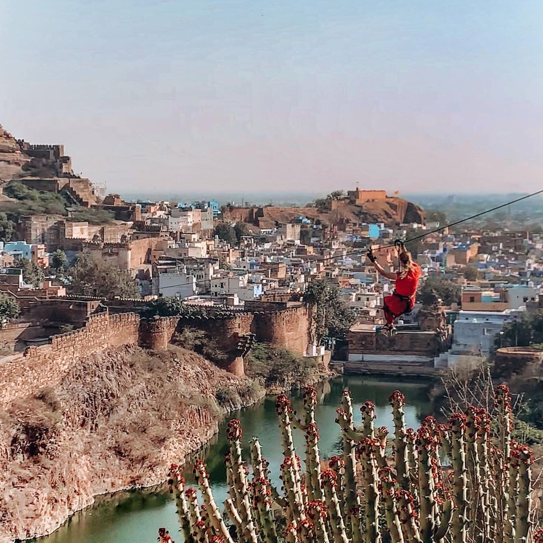 Book your Zipline in Jodhpur for your adventure adrenaline rush!!!
To receive complete detailed journey plan! leave your email in the comments / DMs 
Website: sevenwondertours.com
E-mail at: sevenwonderagra@gmail.com
#viajer #ZIPLINE #indiatour #yogatourtoindia #BonVoyage4