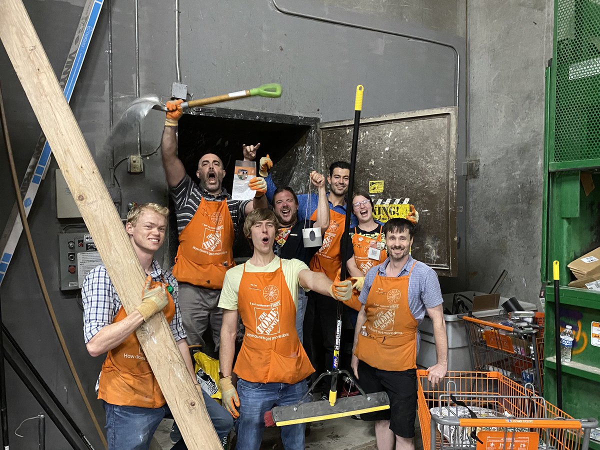 Thank you Jake Hansen! Your continuous help everywhere in the store is amazing! Everyone goes to you because they know you will help them! You are a Rockstar! And thank you for the most amazing trash party picture ever!!!!!