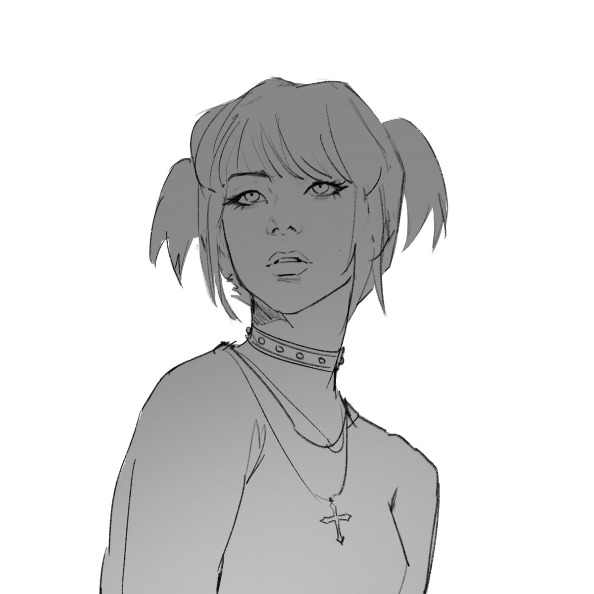 windbyfire's tweet photo. gothkasa wip ;) #MikasaAckerman #aot https://t.co/CnvnoOf97t
