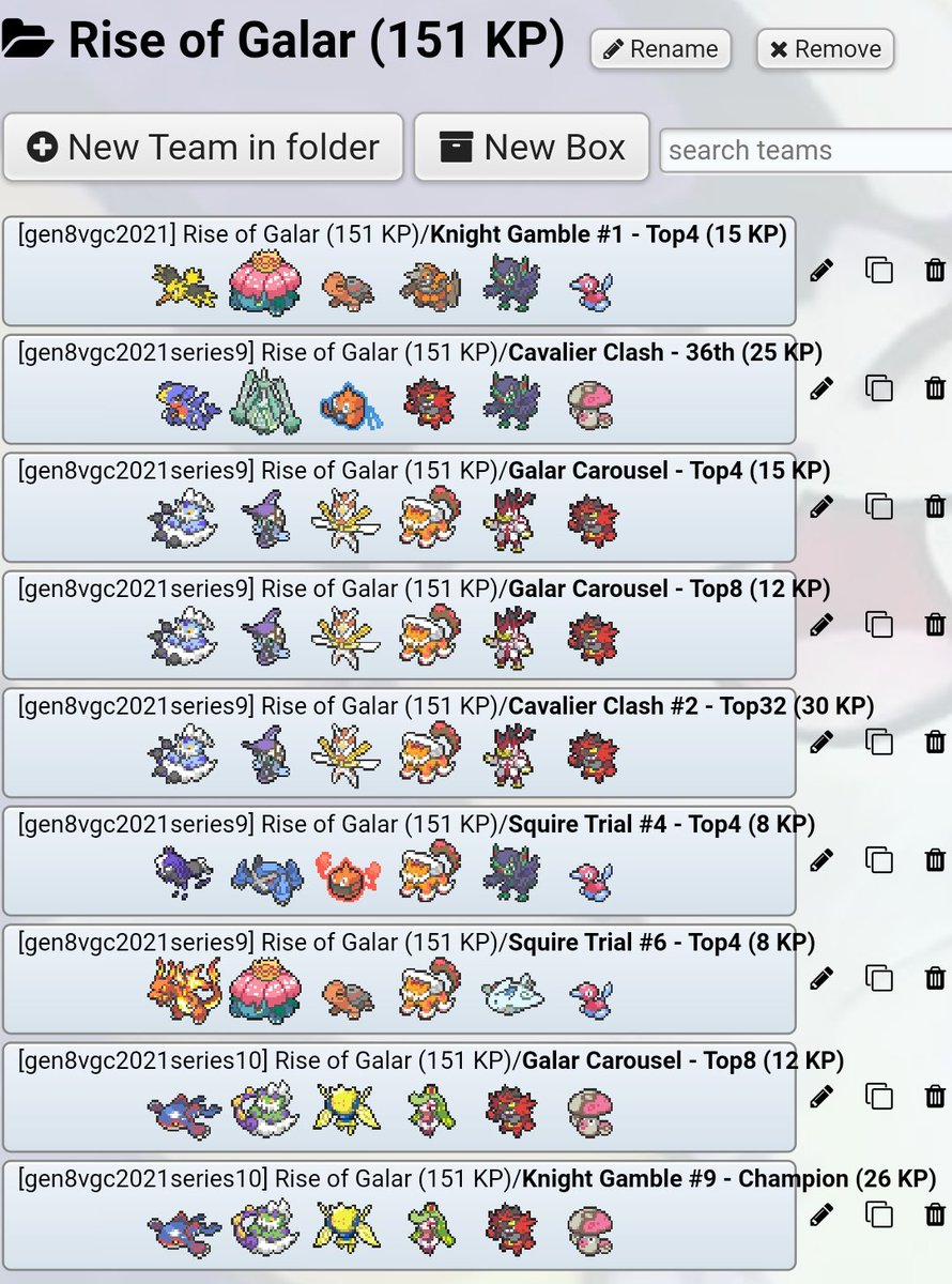 Unfortunately my run with Tornogre at <a href="/BattleFrontVGC/">Battle Frontier</a> ends in Top32 but at the same time with the same team Today I managed to Win a Knight Gamble that makes me qualify for <a href="/Riseofgalar/">Rise of Sinnoh - Official</a> Finals! 
*My Mood rn 😀😢*