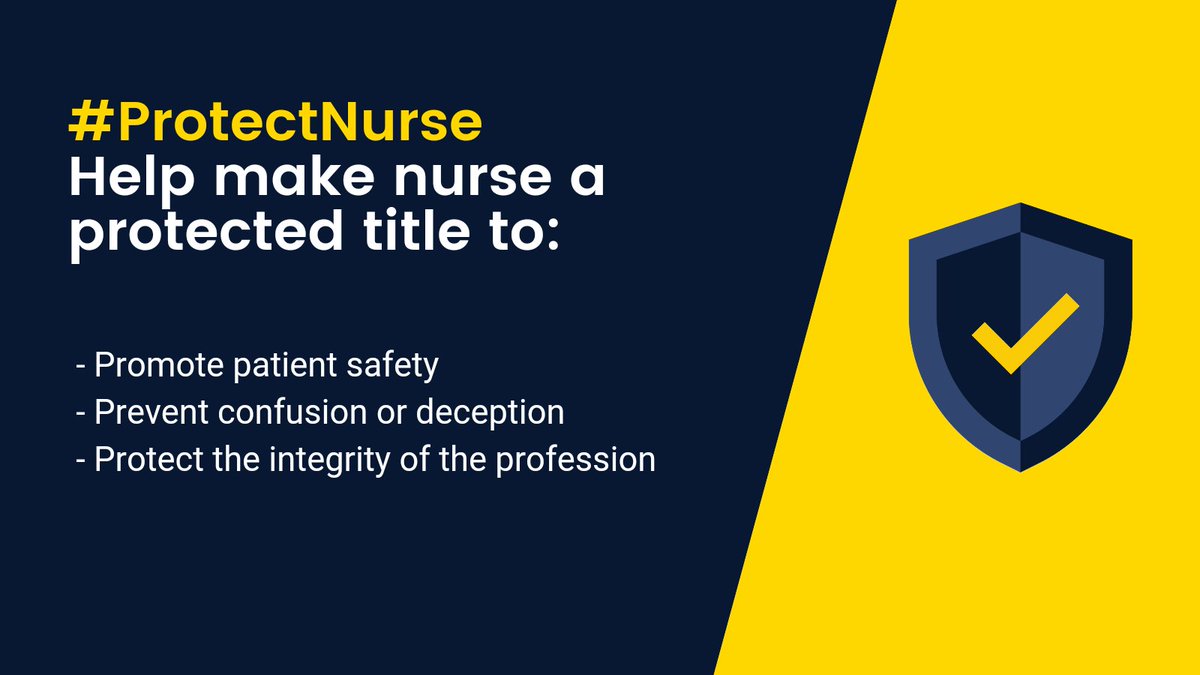 Here's why making nurse a protected title is important. Sign the petition to show your support and help #ProtectNurse ⬇️ petition.parliament.uk/petitions/5879…