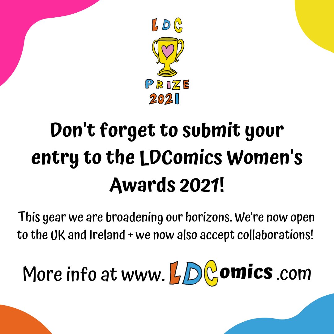 LDComics's tweet photo. LDComics Women's Awards applications are live and there's still time to submit your entry!
Head to our website for more information on how to apply - https://t.co/1GGx58QjWo
#ldcomics #ldcomicsawards #ldc #comics #drawing #artist https://t.co/AgnVgTUzsB