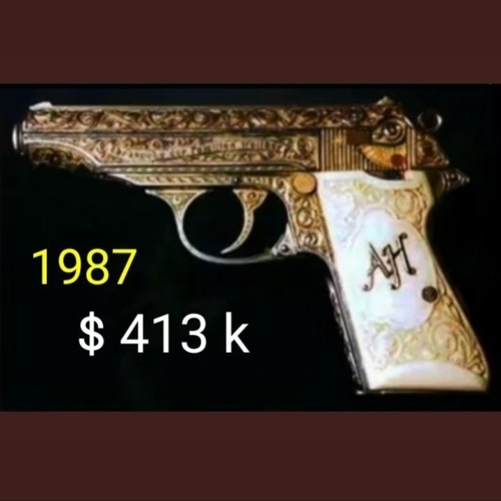 RockWriter2's tweet photo. #Prices. #ExtremelyRare #extremelyValuable #antiques:
#1962ferrariGTO #recently $48m(But #AdolfHitler's #MercedesBenz #notSold for $7m).
#Hitler cap € 850k in 2019 & his #gold #WaltherPP $413k in 1987
#Napoleon sword $6.4m in 2007
#EstanciaK's #HitlersFightingKnife #forSale https://t.co/eBrApm8aGC