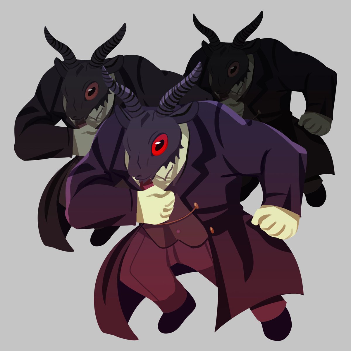 gativ0's tweet image. Here is my piece I did for this collab, drawing these Goated fellas was certainly interesting