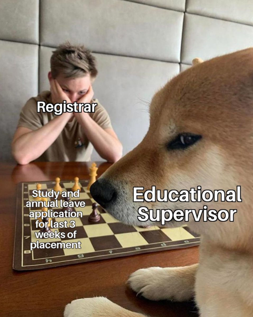 ConsultantMeme's tweet photo. I feel guilty telling my reg I'll think about signing the leave form over the weekend. I should have told him I wasn't gonna approve it on Friday #nhs #medreg #annualleave #studyleave #holiday #serviceprovision #medichumor https://t.co/1WA5EQ8muw