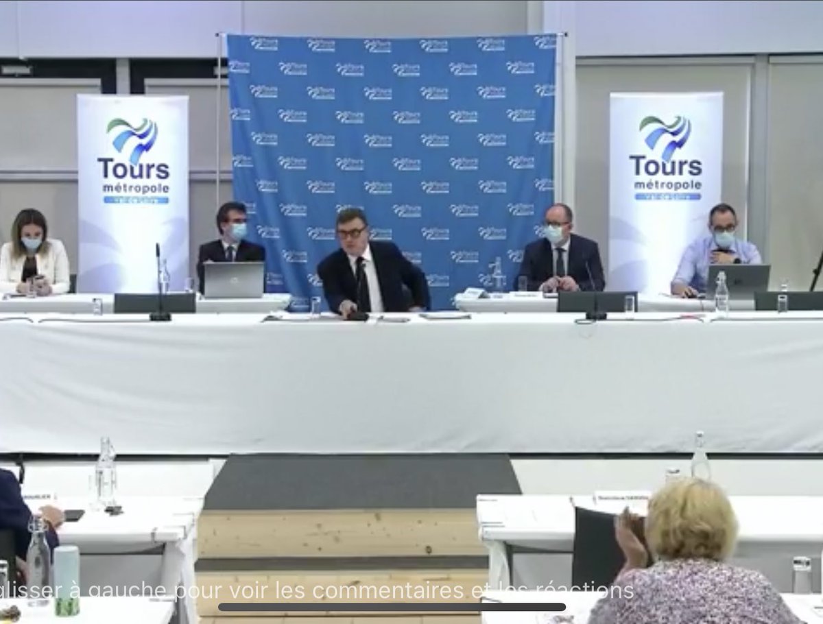 Rbrutinaud's tweet image. Félicitations à notre nouveau président de #Tours Métropole Val de Loire @augisfred pour son élection et aux membres de ce nouvel exécutif 👏🏻👏🏻