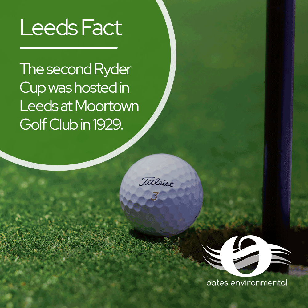 oatesenviron's tweet photo. 🏌️🏆The Ryder Cup is one of the biggest event in golf, but did you know it once took place in Leeds?
The second event in its history and the first to be held in Europe teed off at Moortown Golf Club in 1929.
#leedsfact
#wastemanagement #recycling #recycle #environment https://t.co/uwzpEGiNFd