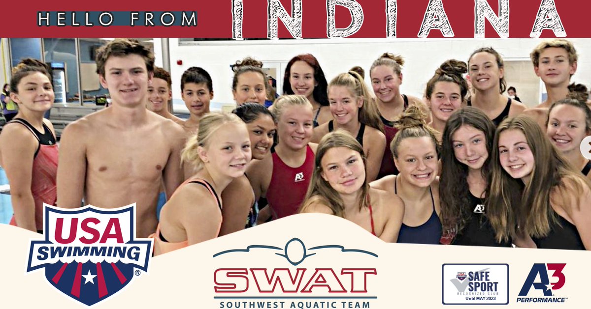 swimswat_WI's tweet photo. Wrapping up our travel meet in Indiana today! Livestream it here! 📺https://t.co/KncIddx5ln GO SWAT! #goswatwi #wisconsinswimming #usaswimming #longcourseseason #travelmeet #irishaquatics #elkharthealthandaquatics #lcm #a3performance #safesport https://t.co/FdXXXAlm1y
