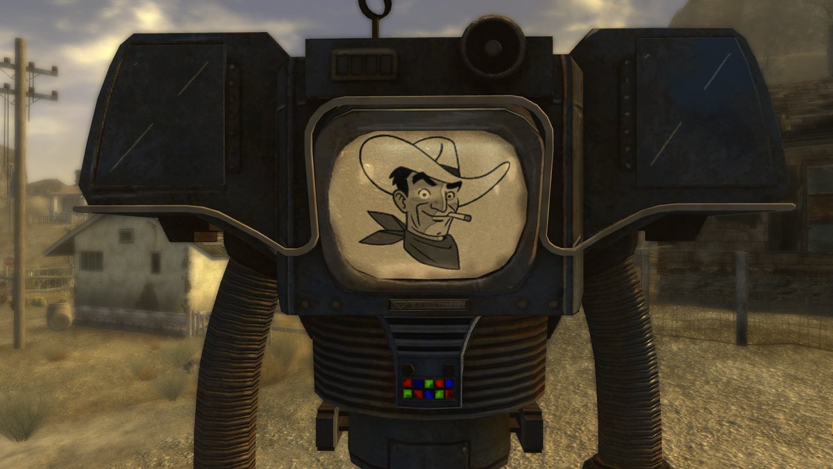RobotsOfTheDay's tweet photo. Today's robot of the day is Victor from Fallout New Vegas! https://t.co/1ejCBsMw6j