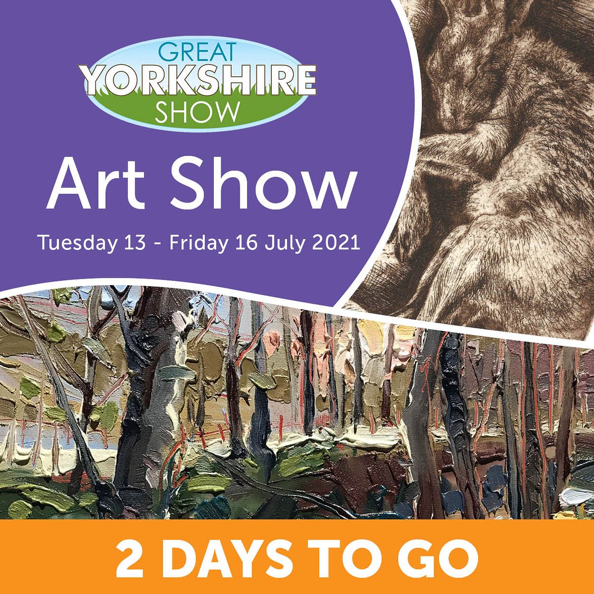 Just two days to go for the opening of the show!
Be sure to add the Art Show to your list of places to go at #gys2021 
#art #artshow #exhibition #comingsoon #sunday #sundayfunday