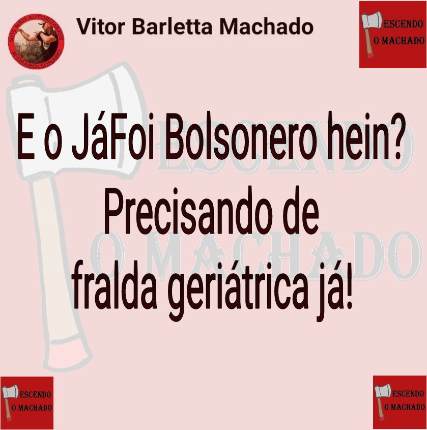 VitorBMach's tweet image. #ForaBolsonaro
 #ChegadeMuMuMu