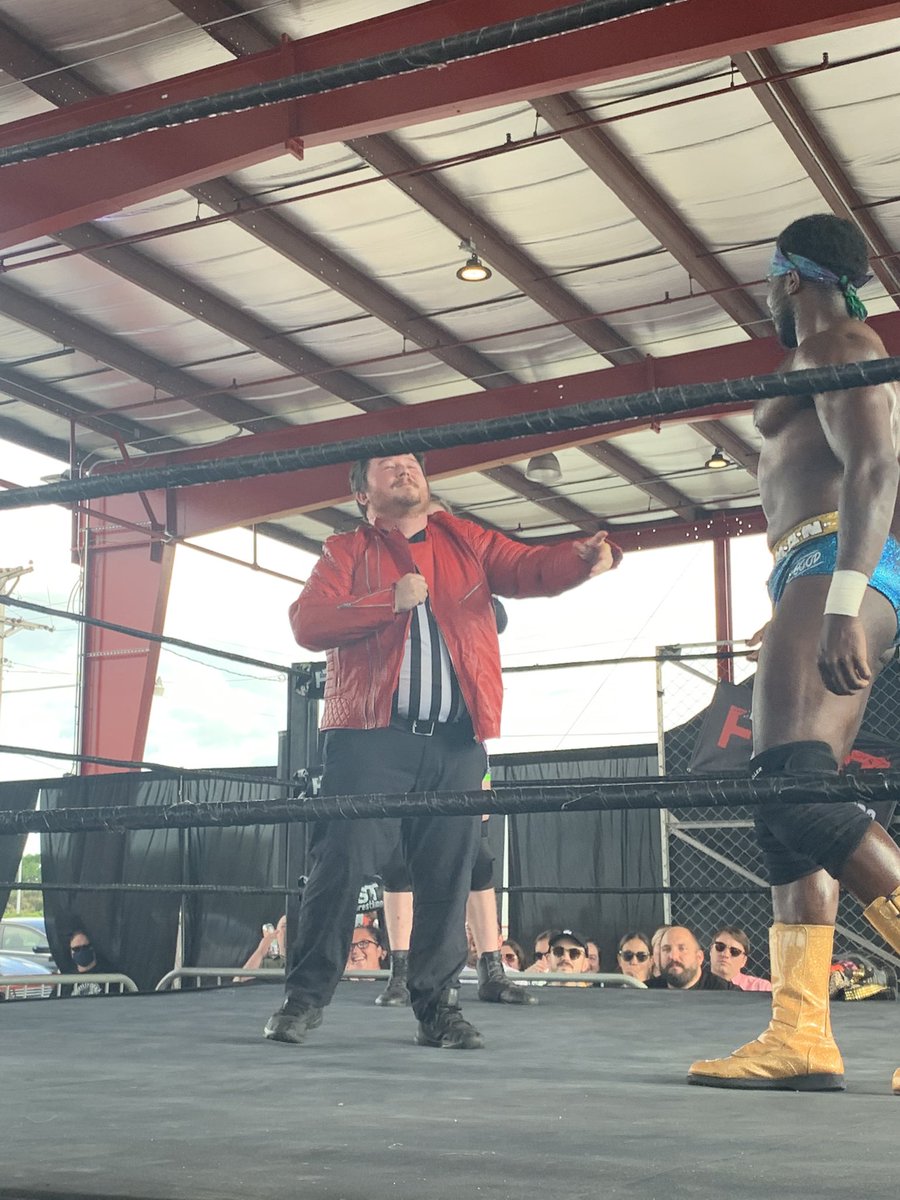 Mick_Marvel86's tweet photo. @f1rstwrestling Saturday night was the best night ever!! #F1RSTPRIDE https://t.co/4Pe5NpOcsa