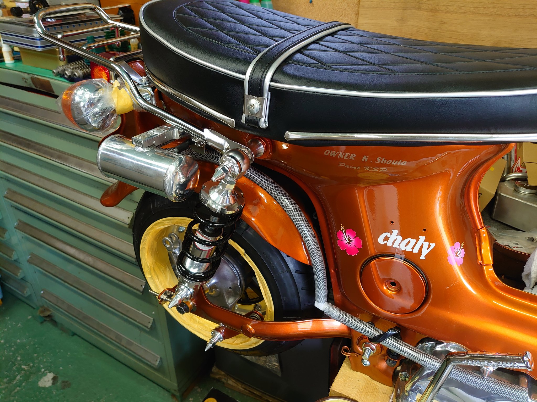 シャリー初期型燃料タンク