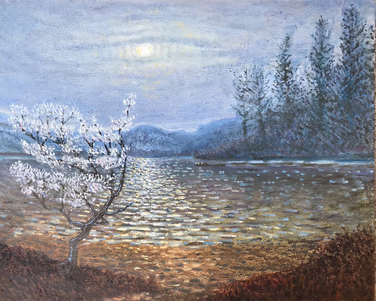 johnkinsella52's tweet photo. Day 10 of the Toronto Outdoor Art Fair
Today is the last day of the Art Fair (online)
Blossom Shore, Algonquin 2020-21
Oil on canvas
18 x 24 inches
Blossom Moon, Algonquin 2020
Oil on canvas
8 x 10 inches
#art #TOAF60
Check out my online page:
https://t.co/x26bxOOsDn https://t.co/DwLSxuDO4o