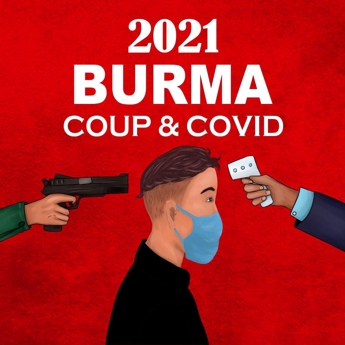 htooh179's tweet photo. Covid 3rd wave has added another burden on Myanmar amid military coup. Hundreds of ppl are dying and all the facilities &amp; services provided are currently banned by military's terrorists. 
WE NEED HELP FOR COVID-19 
#MyanmarNeedsO2
#July11Coup
#WhatsHappeningInMyanmar https://t.co/g36HTqk3CT