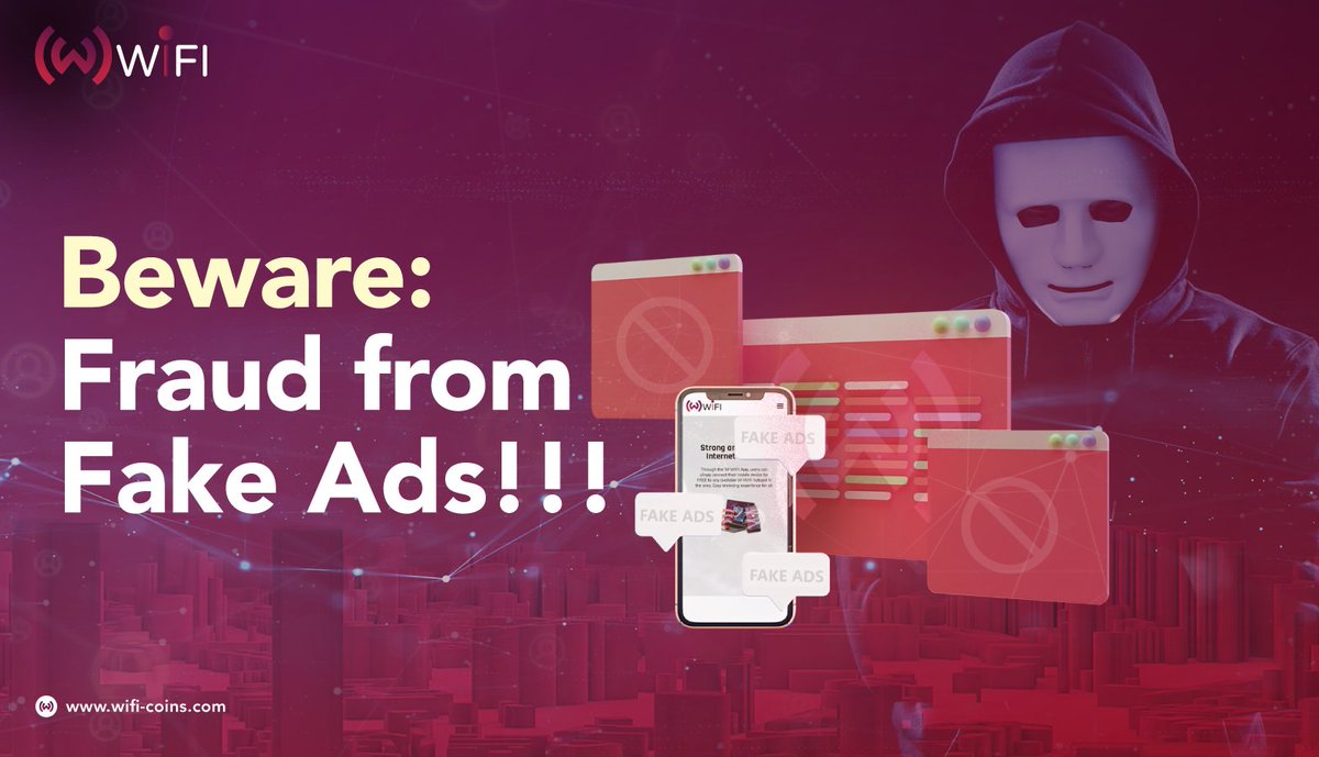 w_wificoin's tweet photo. W-WIFI team will ensure legit advertisements to avoid consumers being tricked by #cybercriminals. W-WIFI ensures that #ads shall reach the proper #target audience based on valid big data such as location, frequently visited places, and other info in the database.
#Wifi #WIFICoin https://t.co/J01wF68OmT