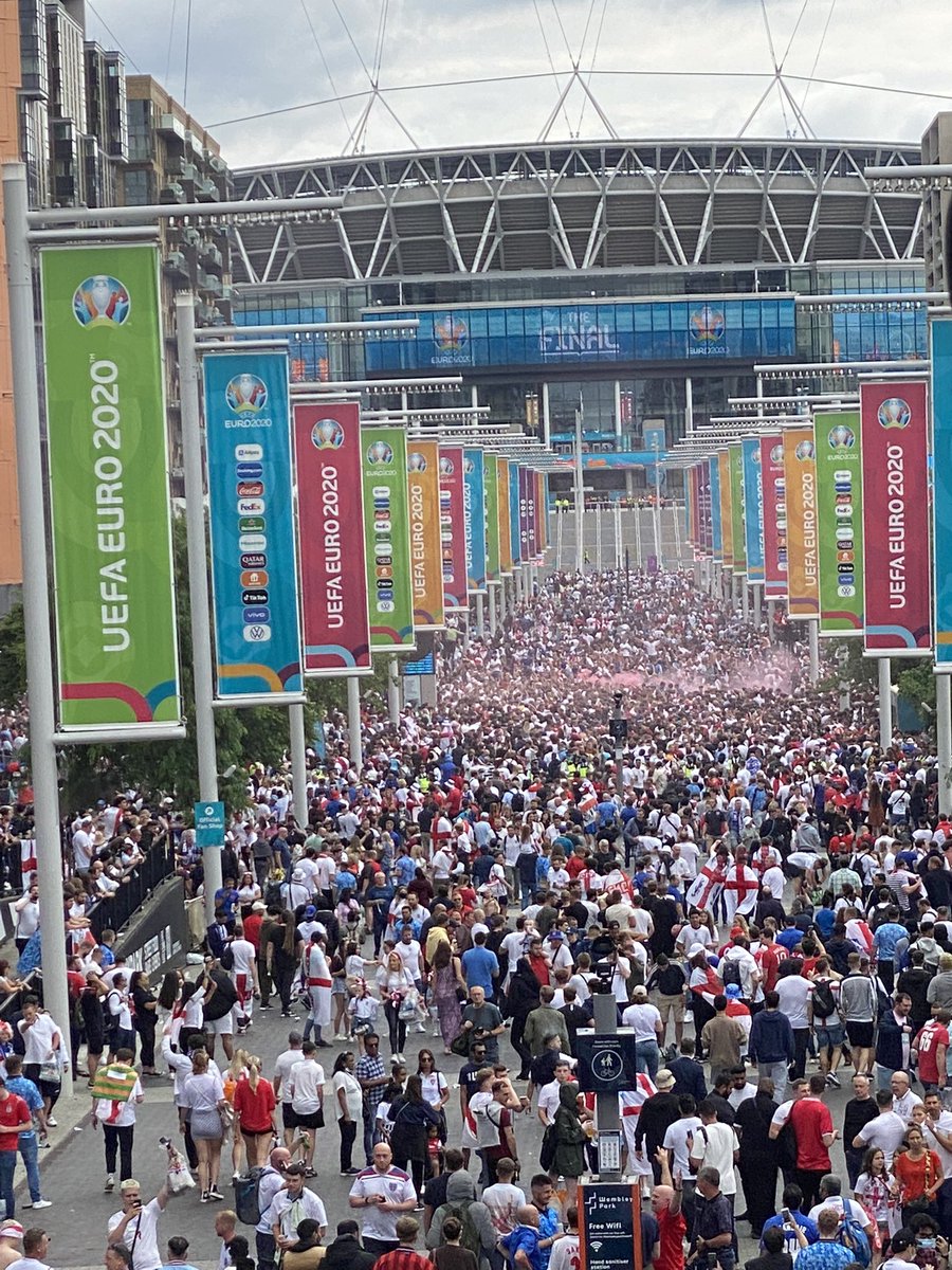 #EURO2020 #ITA #ENG at the Home of Football! 🏆