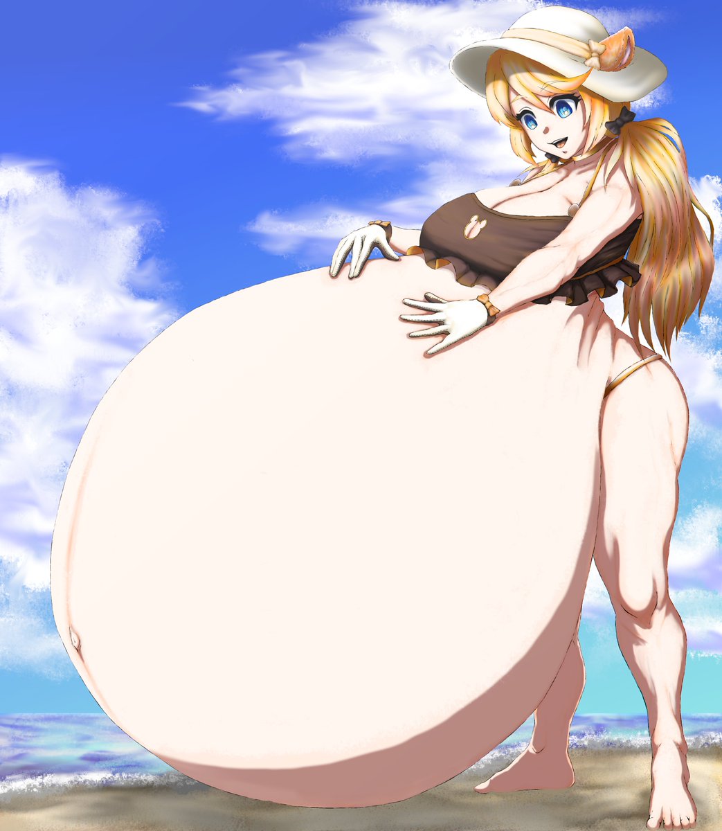 今まで描いた中で1番デカいおっぱい貼ろうぜ
Let's put up the biggest tits I've ever drawn.
↑
それより他の方が描いた一番大きいボテ腹がみたい私です。
I'm more interested in seeing the biggest belly that other people have drawn.

私はたぶんこの辺り
I'm probably one of these pictures. 