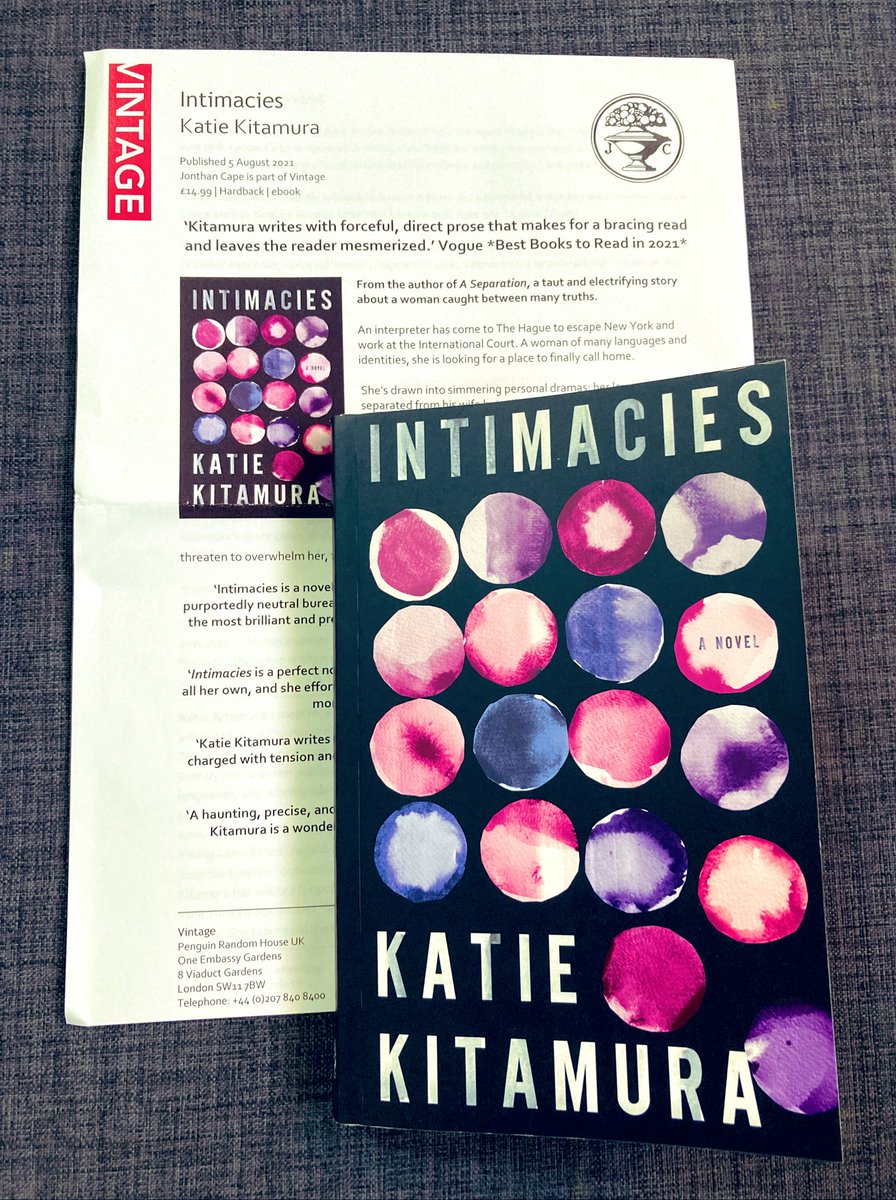 KarachiGeek's tweet image. Readers, I yelped when I found this in my post!
 Kitamura is one of my favourite writers and A Separation is amongst my top recommendations to everyone. Thanks so much for whoever sent me this from @vintagebooks team
#Intimacies is out next month from @JonathanCape