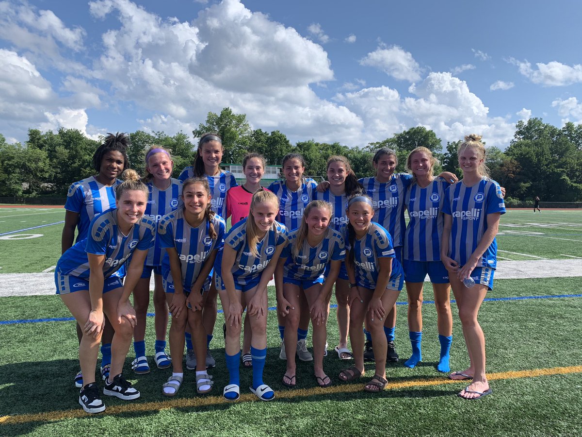 ConnecticutRush's tweet photo. This group clawed their way back from a 3-0 halftime deficit with a second half effort that featured two goals from Julia Carr and the tying header goal from goalkeeper turned center forward, Jenna Hall. 💥

Come see us play @nemutiny Monday night at 7:30 PM at Bittner Park. https://t.co/T8QB9qzqcI