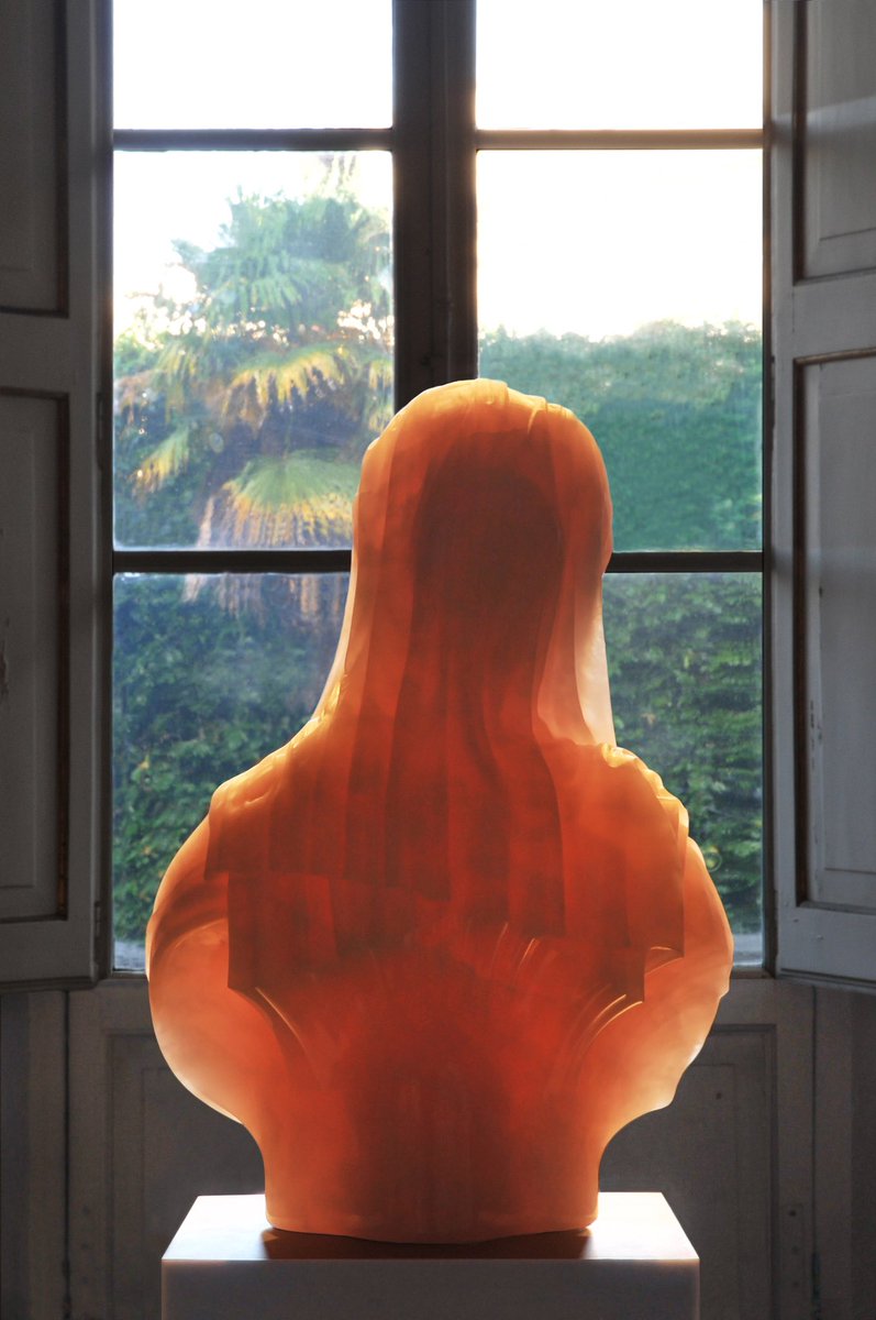 BarryXBall's tweet photo. Purity in Iranian Translucent Pink Onyx 
The New Gallery – Palazzo Mansi, Lucca https://t.co/JaM0Mzh0AY