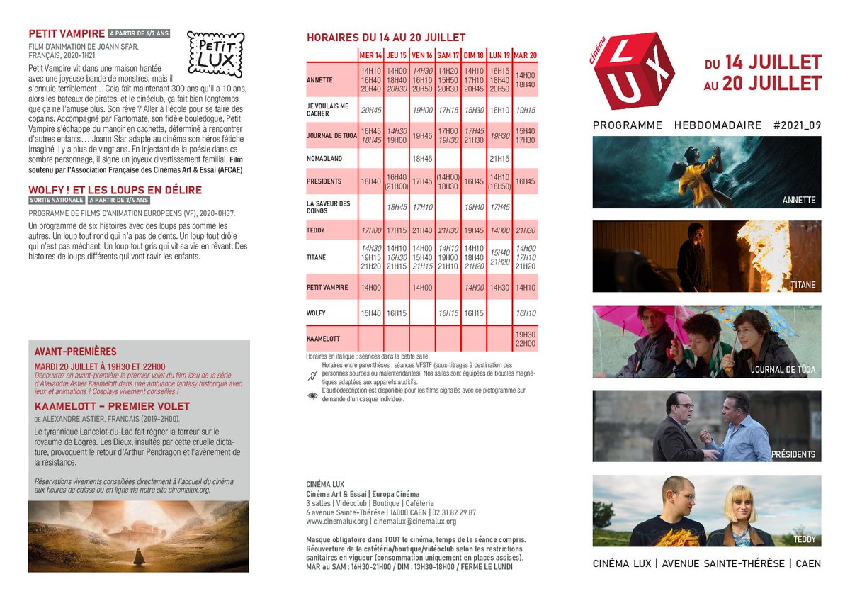 Cinéma LUX Caen tweet media