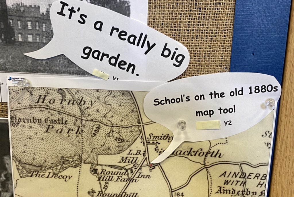 hackforthschool's tweet image. Celebrating our 150th anniversary. We’ve been investigating the link between our school and Hornby Castle. Plotted our findings along our timeline #Infants @Digimap4Schools @Humanities2020 @HistoryPrimary @HilsRobinson @Ramble14