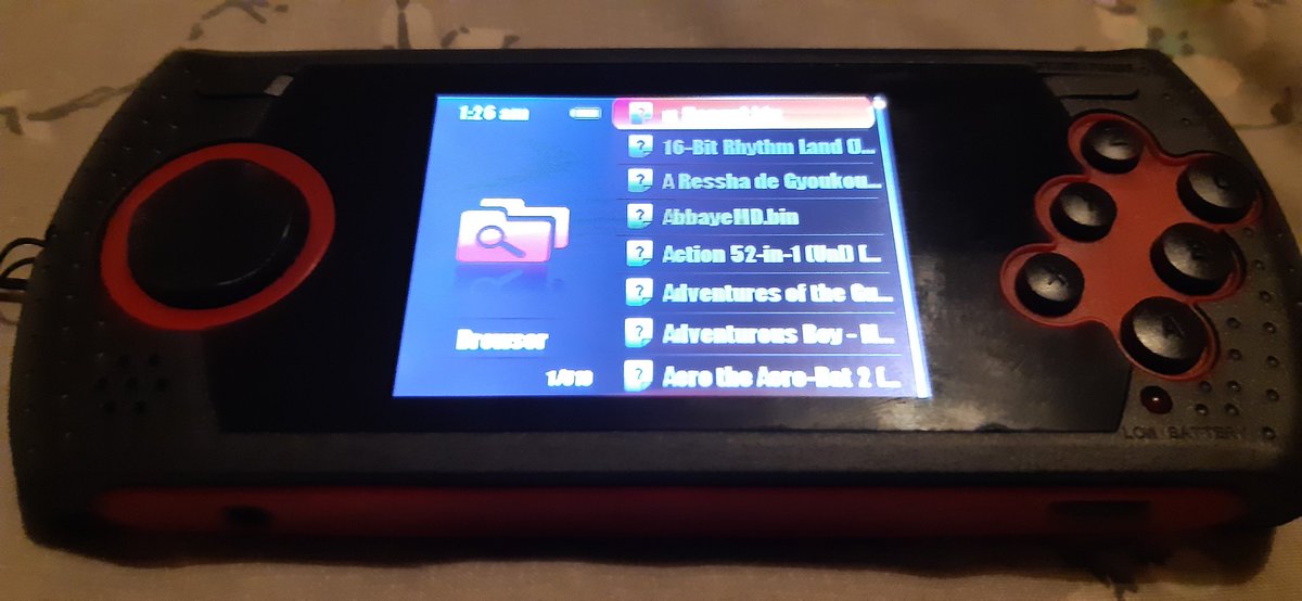 SmilerB9's tweet photo. A #Handheld #Console day.
1st #AtGames #Arcade (#MasterSystem/#GameGear), just #30games. Played #TailsAdventures.
2nd #MegaDrive/#Genesis #Portable has #100games &amp; a #SDCard slot (got 510 #roms on it). Played #XenoCrisis &amp; then #Wolf3D (#homebrew).
#Sega #retrogaming #8bit #16bit https://t.co/VyeeaahAjC