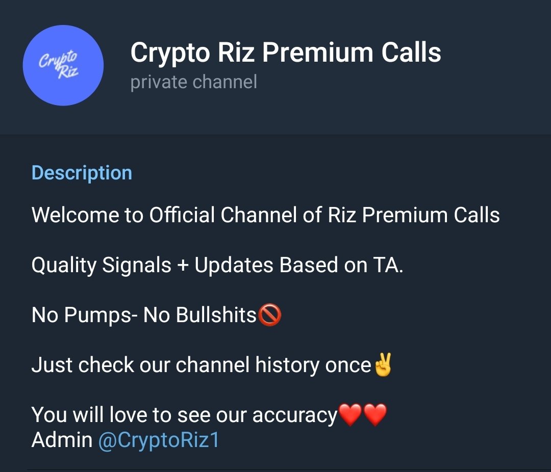 RizOnline's tweet image. Win Life Time Premium Subscription

(1) Follow Public Telegram Channel
t.me/Crypto_Riz 

(2) Follow Twitter
@CryptoRiz1

100 Life-Time Memberships Giveaway

Winners will be selected after reaching first 1000 members/followers.

#Giveaways #Airdrops #CryptoTrading