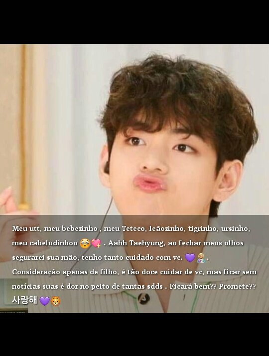 MyahS12's tweet photo. Sabe aquele textinho de amor pro seu utt? Mas com amor de mãe para um filho. 
😢😢😢😍😍💜🦁🦄 https://t.co/9SBmXDYfhA