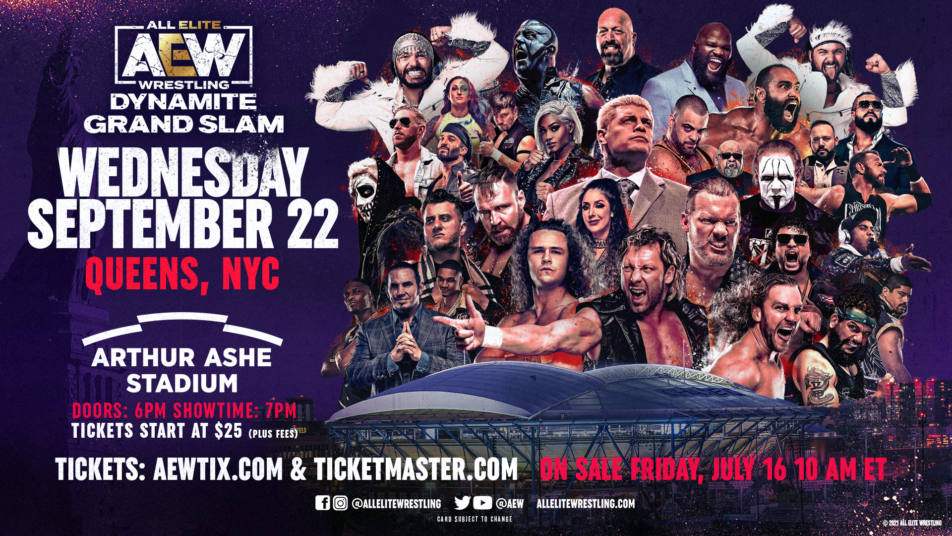 All Elite Wrestling on Twitter "AEWDynamite Grand Slam comes to NEW