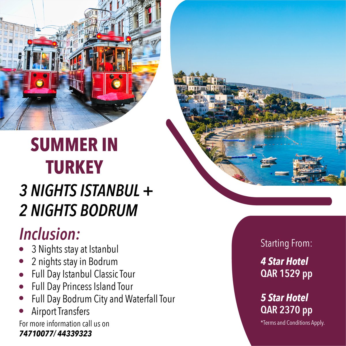 FirstTravelQa's tweet photo. SUMMER IN TURKEY: Package 7

Now spend your summer vacation in Turkey. Book with first travels today!!!

Contact us for more information on 74710077/ 44339323 or email us on info@firsttravelqatar.com Or visit our website https://t.co/hCqhZ1kNjC
#travel #vacation #turkey #istanbul https://t.co/EWFtVi2qr9
